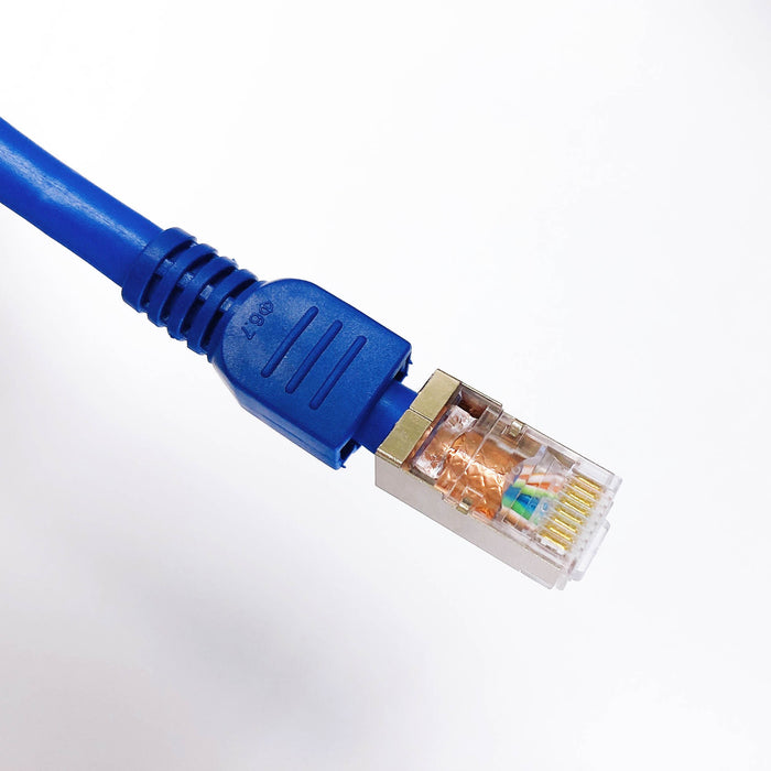 Cat5e CC-Link IE Field Network Industrial Ethernet Cable - Gold Plated RJ45 Connector - Shielded F/UTP - 1 Gigabit 350MHz